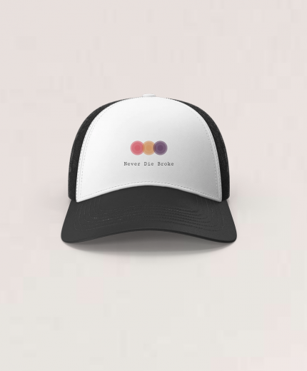 I.P.I.N.D.B: NEVER DIE BROKE COLOURFUL RINGS SNAPBACK CAP