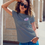 Victory Lap Ladies cut crew T-shirt