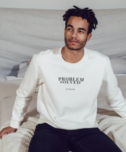 I.P.I.N.D.B: Problem Solved crew sweatshirt