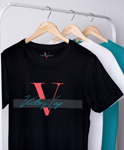 Victory Lap black Crew T-shirt