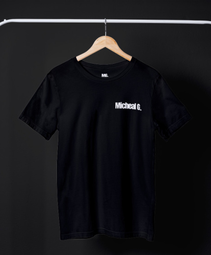 Men’s MICHEAL G. Relaxed Fit Landscape Right Side Branded Cotton T-Shirt